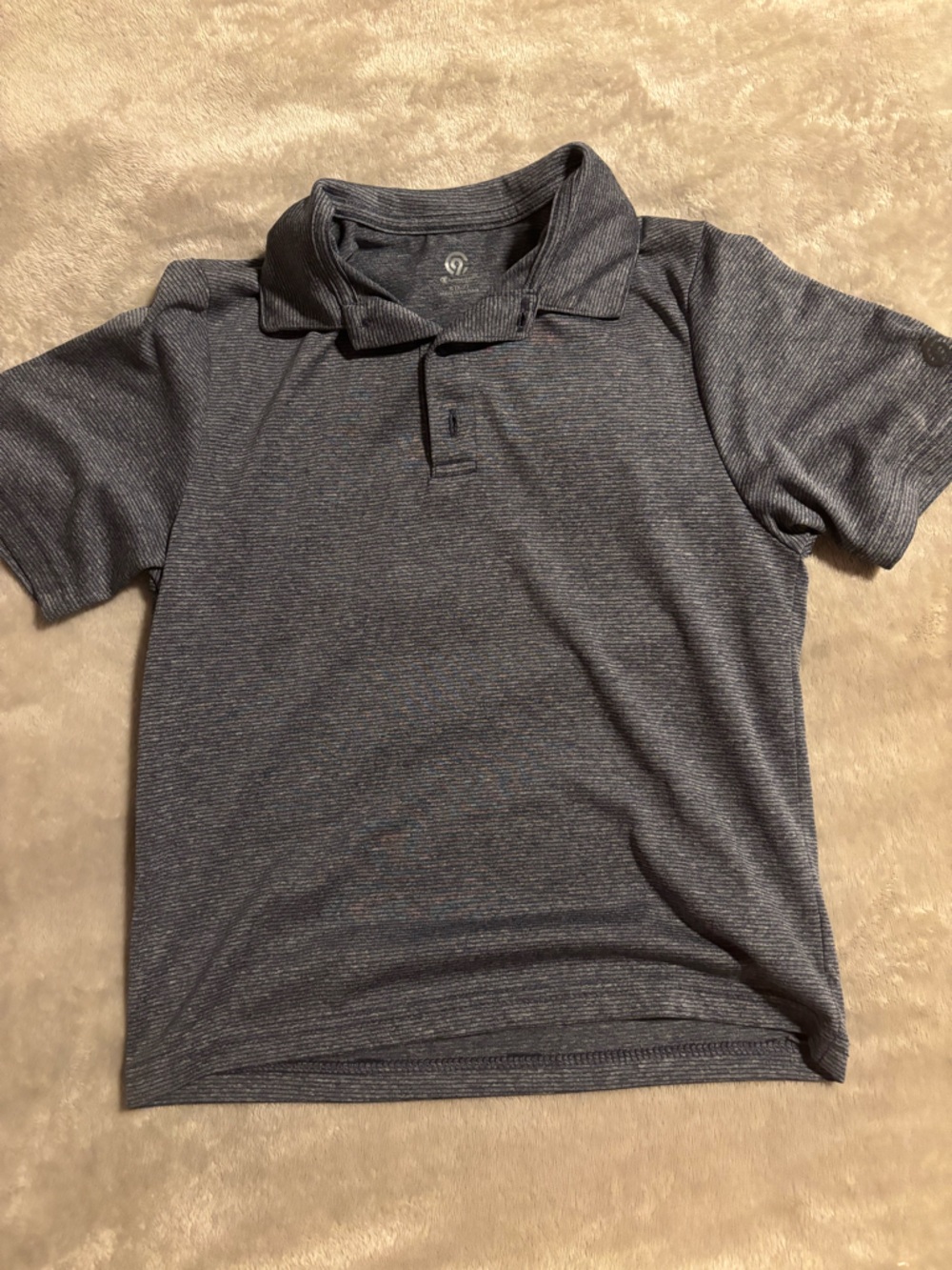 Champion Boys Gray Heather Polo Shirt